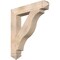 Ekena Millwork Funston Arts & Crafts Smooth Bracket, Douglas Fir, 5 1/2"W x 34"D x 38"H BKT06X34X38FST03SDF - alternate 1